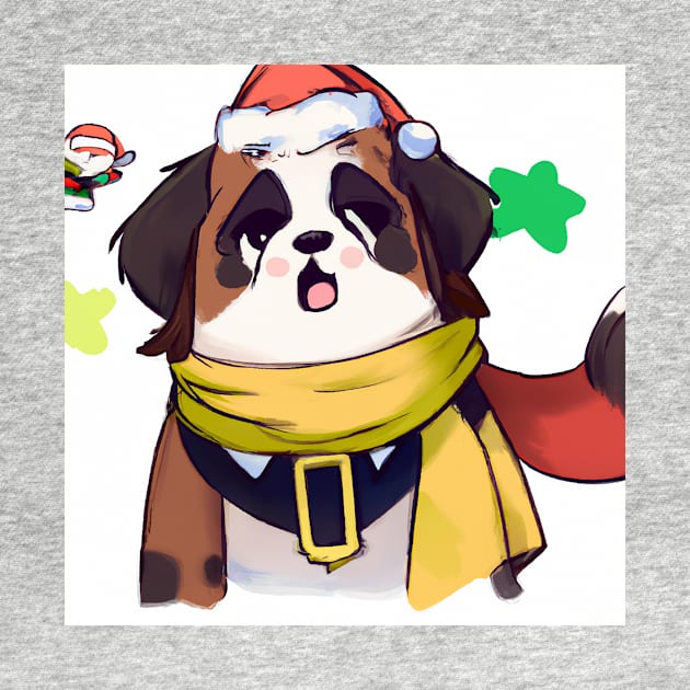 Cute St. Bernard Drawing by Play Zoo